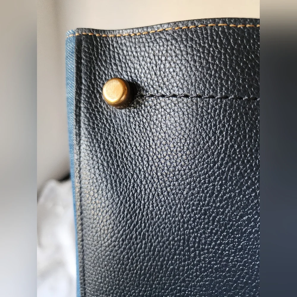 ✨️NWOT✨️ Coach Charlie Denim 2Way Carryall & Coach Dust Bag, 2018 - Picture 13 of 14